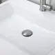 Bathroom Sink Drain Without Overflow, Vessel Sink Lavatory Vanity Pop-Up Drain Stopper, 304 Stainless Steel