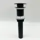 Bathroom Sink Drain Without Overflow, Vessel Sink Lavatory Vanity Pop-Up Drain Stopper, 304 Stainless Steel