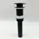 Bathroom Sink Drain Without Overflow, Vessel Sink Lavatory Vanity Pop-Up Drain Stopper, 304 Stainless Steel