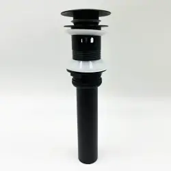 Bathroom Sink Drain With Overflow, Vessel Sink Lavatory Vanity Pop-Up Drain Stopper, 304 Stainless Steel