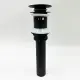 Bathroom Sink Drain With Overflow, Vessel Sink Lavatory Vanity Pop-Up Drain Stopper, 304 Stainless Steel