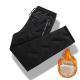 Mens Trousers Winter Velvet Thickening Loose Fleece Pants With Zip Pocket Large Size Windproof Warm Jogging Pants
