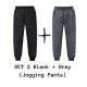 Mens Trousers Winter Velvet Thickening Loose Fleece Pants With Zip Pocket Large Size Windproof Warm Jogging Pants