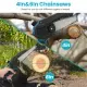 4-in-1 Pole Pruning Shears, Electric Pruning Shears & Pole Saws For Tree Trimming With 7 Adjustable Head Angles,Cordless Pole Shears And Battery Pole Saw With 2Pcs 3000mAh Rechargeable Batteries