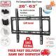 TV WALL BRACKET MOUNT SLIM FOR 26 30 32 40 42 50 63 INCH FLAT 3D LCD LED PLASMA