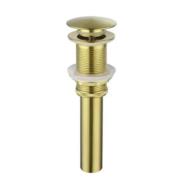 Bathroom Sink Drain Without Overflow, Vessel Sink Lavatory Vanity Pop-Up Drain Stopper, 304 Stainless Steel