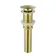 Bathroom Sink Drain Without Overflow, Vessel Sink Lavatory Vanity Pop-Up Drain Stopper, 304 Stainless Steel