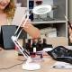10x Magnifying Desk Lamp With LED Lighting, Including Base And Clamp