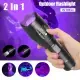Superhelle UV Taschenlampe Ultraviolett Taschenlampe Schwarzlicht Licht Lampe