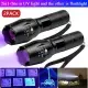 Superhelle UV Taschenlampe Ultraviolett Taschenlampe Schwarzlicht Licht Lampe