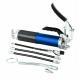 6000 PSI Heavy Duty Powerful Grease Gun Pistol Grip With Manual Flex Hose 400cc