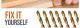 HSS Titanium-Coated Twist Drill Bit Set Straight-Shank Stainless Steel Drills For Electric Drills