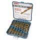 HSS Titanium-Coated Twist Drill Bit Set Straight-Shank Stainless Steel Drills For Electric Drills