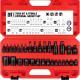 Torx Bit Socket And Female External Socket Set,Include 14pcs Star Bits,T8-T70,12pcs Female E-Torx Sockets,E4-E24, And 4 Impact Socket Adapter Set