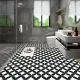 20pcs Self-Adhesive PVC Floor Tiles 7.9 X 7.9 Inch Peel And Stick Waterproof Flooring Strips Non-Slip DIY Floor Tiles Suitable For Intchen Living Room Covers 4.3 Square Feet Easy Installation Removabl