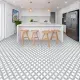 20pcs Self-Adhesive Floor Tiles, 7.9 X 7.9 Inch PVC Self-Adhesive Waterproof Flooring Strips, Waterproof Lip Features, DIY Suitable For Bathroom, Living Room, Covers 4.3 Square Feet