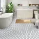20pcs Self-Adhesive Floor Tiles, 7.9 X 7.9 Inch PVC Self-Adhesive Waterproof Flooring Strips, Waterproof Lip Features, DIY Suitable For Bathroom, Living Room, Covers 4.3 Square Feet