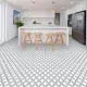 20pcs Self-Adhesive Floor Tiles, 7.9 X 7.9 Inch PVC Self-Adhesive Waterproof Flooring Strips, Waterproof Lip Features, DIY Suitable For Bathroom, Living Room, Covers 4.3 Square Feet