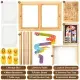 Sensory Table For Toddlers Activity Table With Storage Bins Launch Chess Maze Adventures Indoor Outdoor Play Sand And Water Table Wooden Sensory Table For Drawing Studying Dining