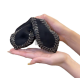 Leaf wheat ear shark clip-black-mixed material-1 piece - Option1