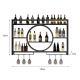 Home Restaurant Wall Mounted Display Rack