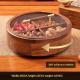 Wooden Dried Fruit Tray With Four Compartments For The Living Room Or Coffee Table At Home