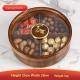 Wooden Dried Fruit Tray With Four Compartments For The Living Room Or Coffee Table At Home