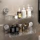 No-Drill Bathroom Sink Suction Cup Shelf