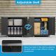 Metal Storage Cabinet With Wheels Rolling Storage Cabinet With 2 Doors And Adjustable Shelves