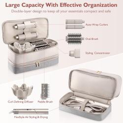Double-layer Portable Storage Bag For Hair Blowers And Curling Irons