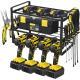 Power Tool Storage Electric Drill Rack Wall Mount Workshop Garage Tool Organizer