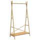   Clothes Rack with Shelf 102x50x190 cm Bamboo
