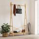   Clothes Rack with Shelf 102x50x190 cm Bamboo