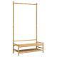   Clothes Rack with Shelves 103x40x183 cm Bamboo