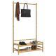  Clothes Rack with Shelves 103x40x183 cm Bamboo
