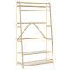  Clothes Rack with Shelves 110x40x180 cm Bamboo
