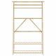   Clothes Rack with Shelves 110x40x180 cm Bamboo