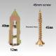 Lengthened Portable Punch-free Gecko Expansion Screws