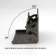Dining Table Connection Foot Corner Folding Hinge 0 To 90 Degrees Invisible Self-locking