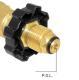 Gas Cylinder Pressure Reducing Valve Adapter Inflatable Conversion