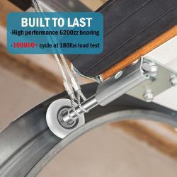 Quiet Garage Door Roller With Winding Strip