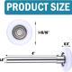 Quiet Garage Door Roller With Winding Strip
