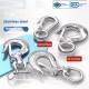 304 Stainless Steel Directional Rotating Ring Load-bearing Hook