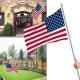 Wall Hanging Outdoor 18 M 6ft Five Sections Stainless Steel Flagpoles