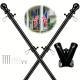 Wall Hanging Outdoor 18 M 6ft Five Sections Stainless Steel Flagpoles