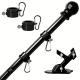 Wall Hanging Outdoor 18 M 6ft Five Sections Stainless Steel Flagpoles
