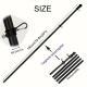 Wall Hanging Outdoor 18 M 6ft Five Sections Stainless Steel Flagpoles