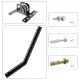 G01 Universal 180Adjustable TV Antenna J-Pole Aerial Bracket Black