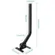G01 Universal 180Adjustable TV Antenna J-Pole Aerial Bracket Black