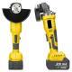 Angle Grinder, 125 Mm, Brushless, 21 V, Cordless, Electric Cutting And Grinding Machine, Power Tool With Battery And Charger